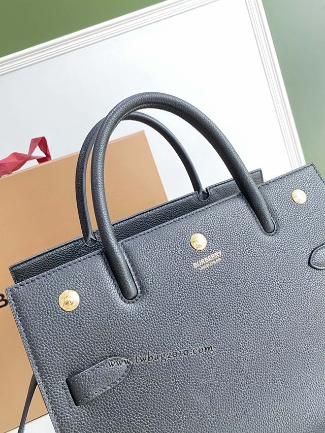 Burberry專門店新款大號Title泰爾勒手袋 巴寶莉Vintage復古格紋手提肩背女包 yxb1157
